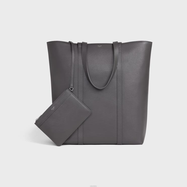 CELINE Anthracite Museum Bag in Smooth Calfskin R0ZNN2109