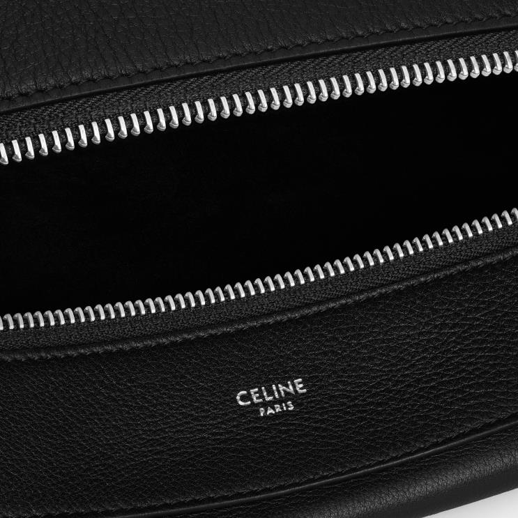 CELINE Black Large Strap Romy in Supple Calfskin R0ZNN2103