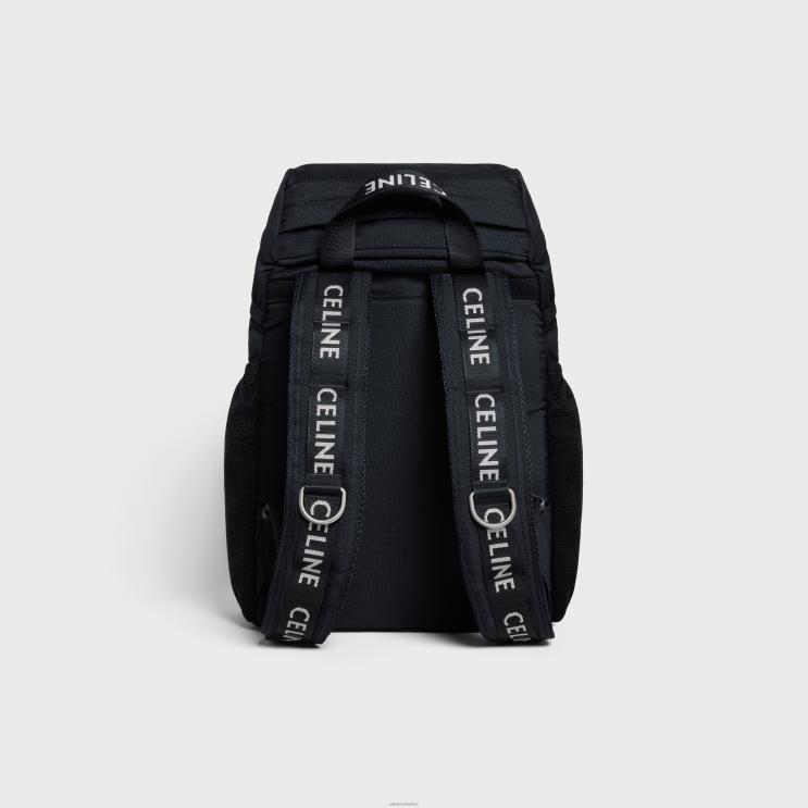 CELINE Black Medium Backpack Trekking in Nylon R0ZNN2108