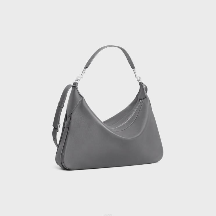 CELINE Grey Large Strap Romy in Supple Calfskin R0ZNN2077