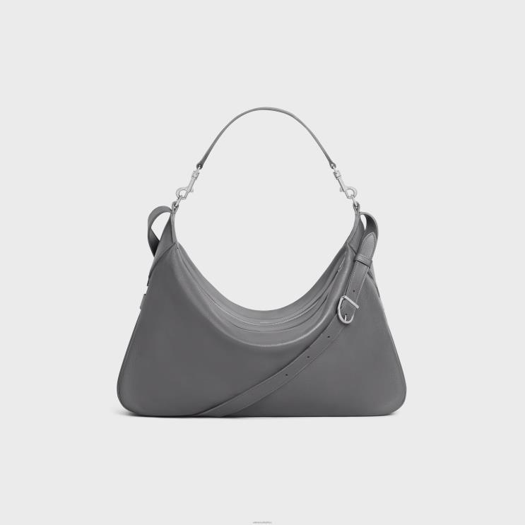 CELINE Grey Large Strap Romy in Supple Calfskin R0ZNN2077
