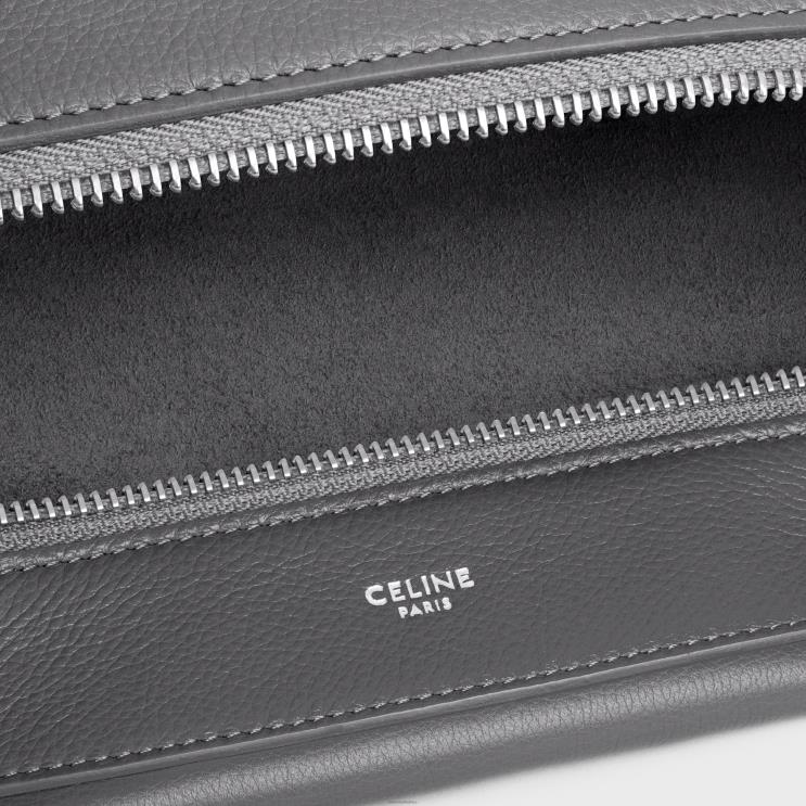 CELINE Grey Large Strap Romy in Supple Calfskin R0ZNN2077