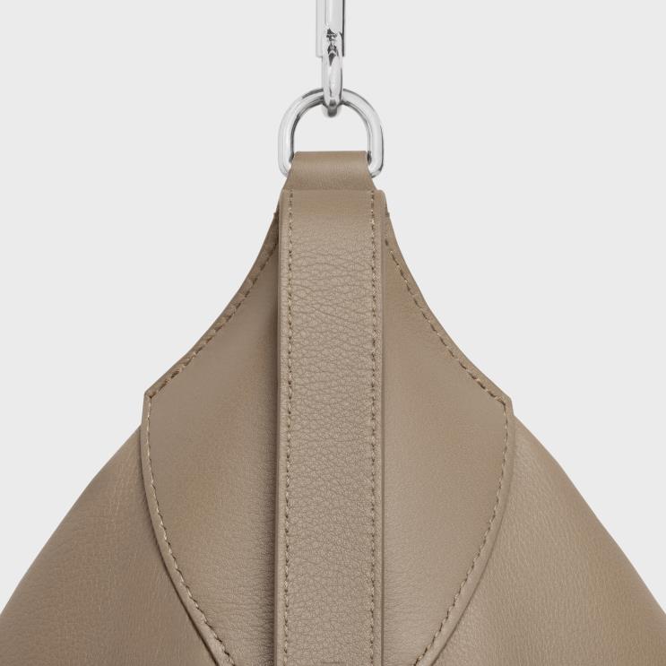 CELINE Smokey Taupe Large Strap Romy in Supple Calfskin R0ZNN2104