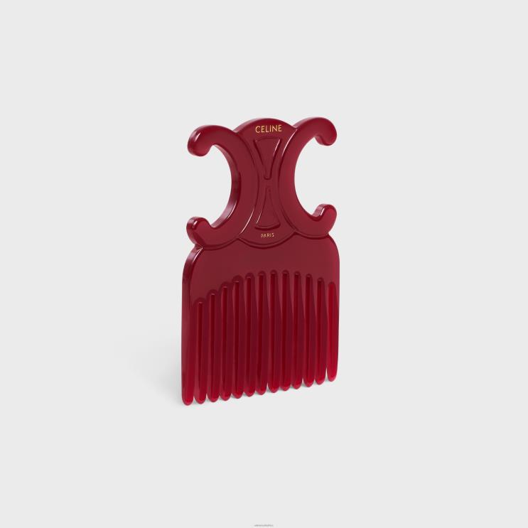 CELINE Acai Triomphe Hair Comb in Acetate R0ZNN1603