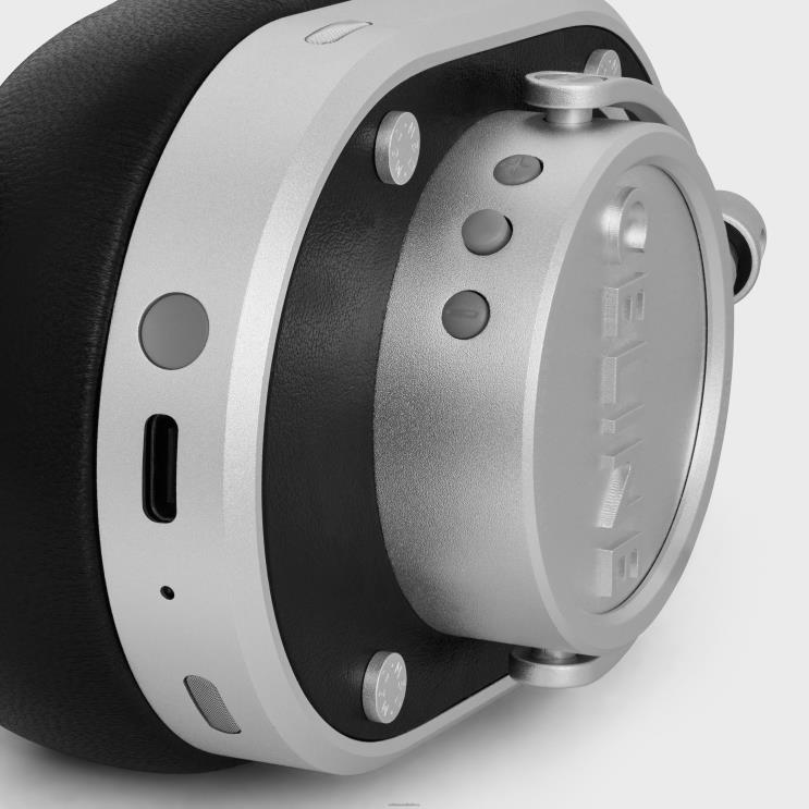 CELINE Black Headphones in Smooth Calfskin & Lambskin With Engraved R0ZNN1665