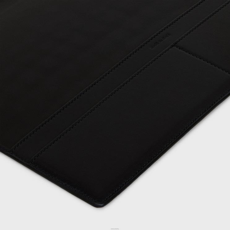 CELINE Black Large Notebook Cover in Crocodile R0ZNN1638