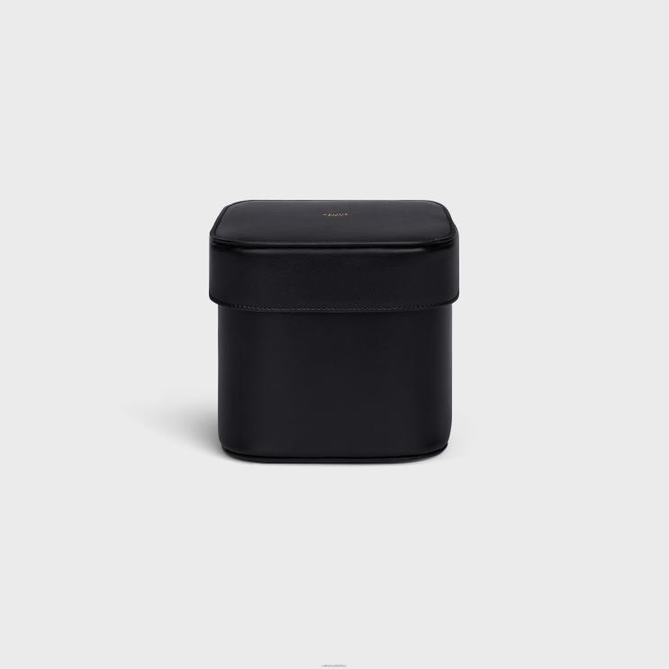 CELINE Black Medium Box in Shiny Calfskin R0ZNN1529