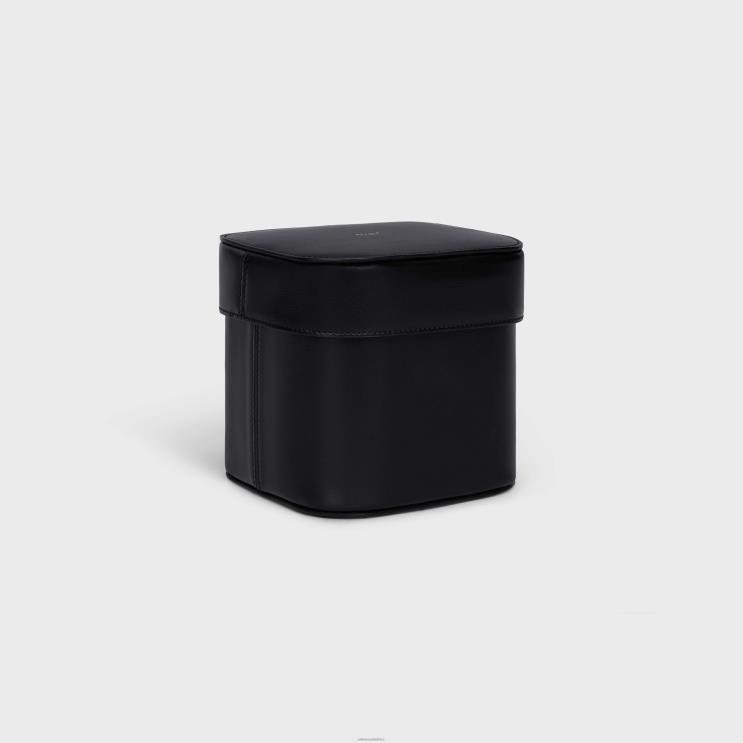 CELINE Black Medium Box in Shiny Calfskin R0ZNN1529