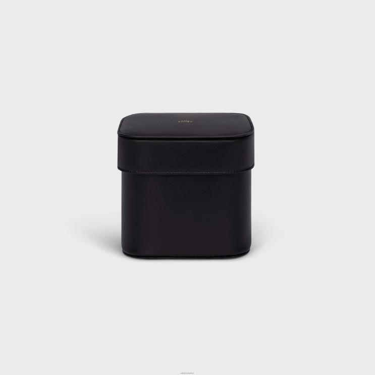 CELINE Black Medium Box in Shiny Calfskin R0ZNN1529