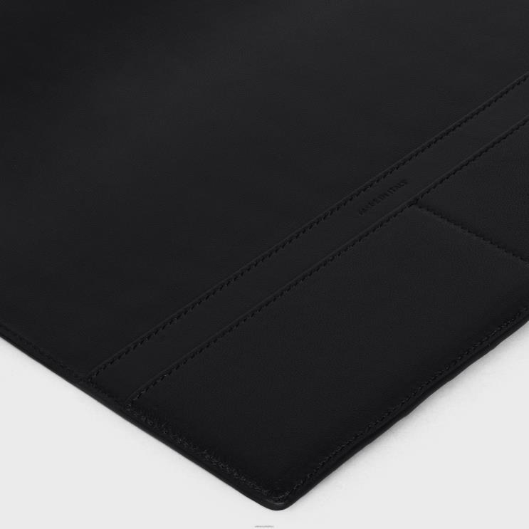 CELINE Black Medium Notebook Cover in Crocodile R0ZNN1639