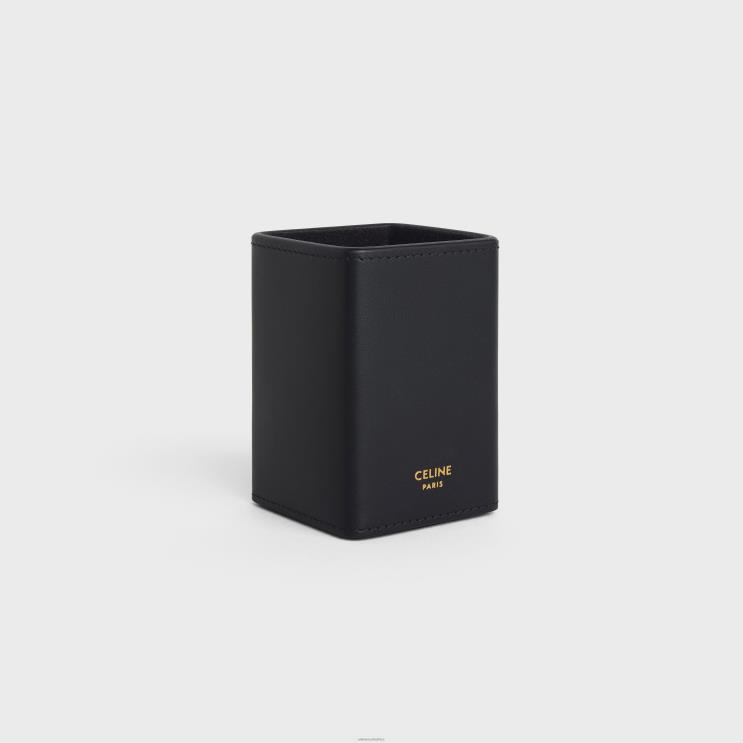 CELINE Black Perfume Holder 3.4 Fl.Oz in Shiny Calfskin R0ZNN1460