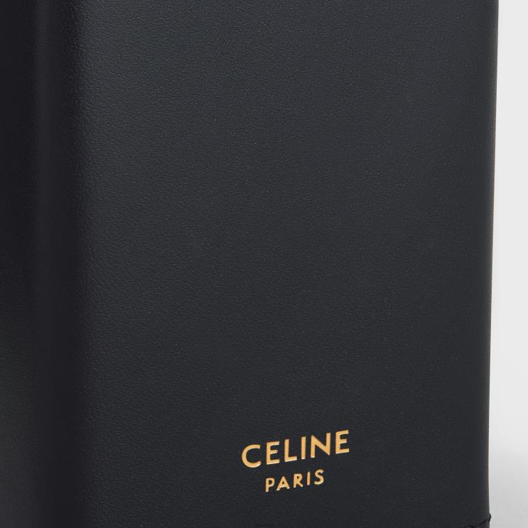 CELINE Black Perfume Holder 3.4 Fl.Oz in Shiny Calfskin R0ZNN1460