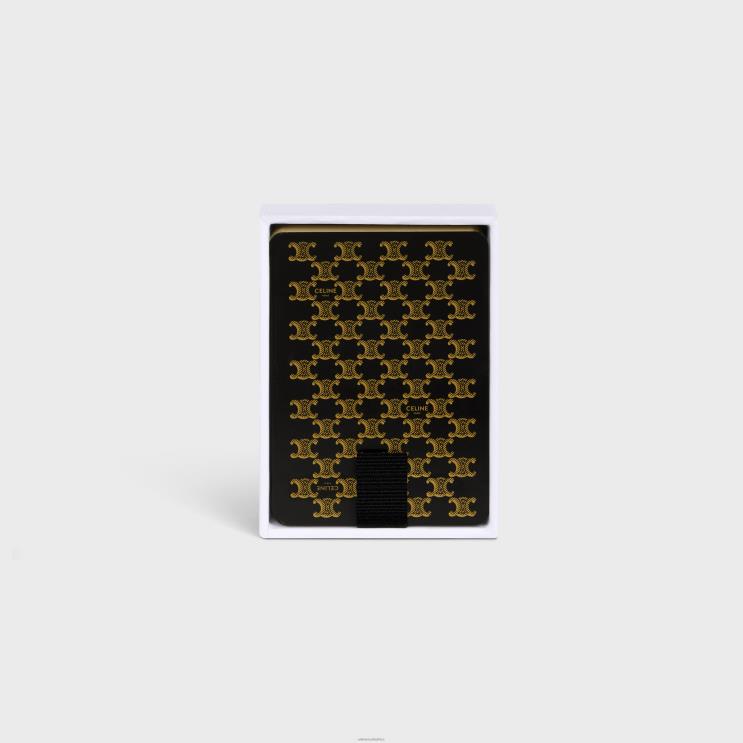 CELINE Black Single Playing Cards Set R0ZNN1674