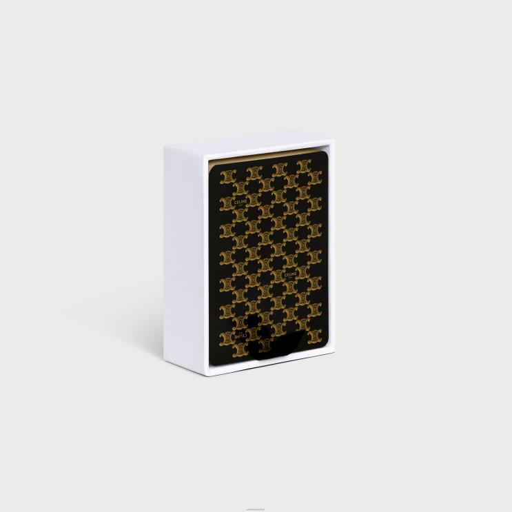 CELINE Black Single Playing Cards Set R0ZNN1674