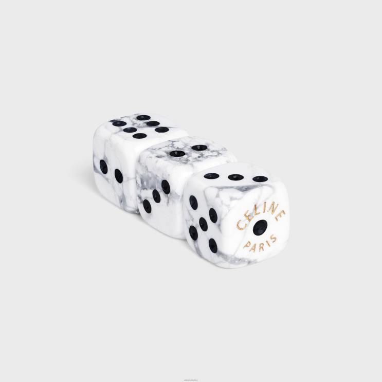 CELINE Black/White Dices Case in Triomphe Canvas R0ZNN1676