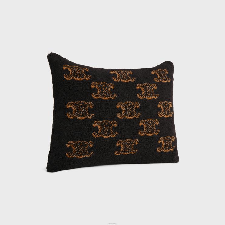 CELINE Brown/Camel Beach Cushion in Monogram Terry Cotton R0ZNN1690