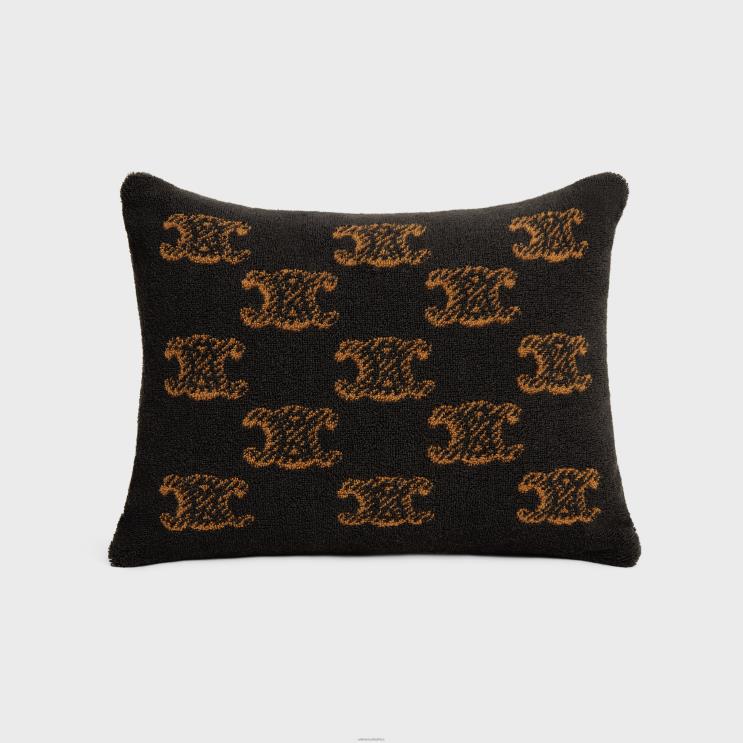 CELINE Brown/Camel Beach Cushion in Monogram Terry Cotton R0ZNN1690