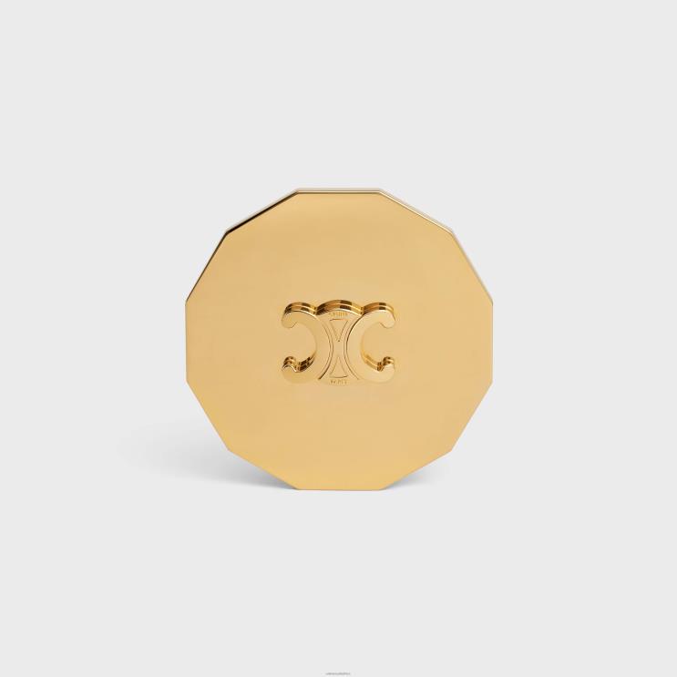 CELINE Gold Candle Triomphe Lid in Steel R0ZNN1516