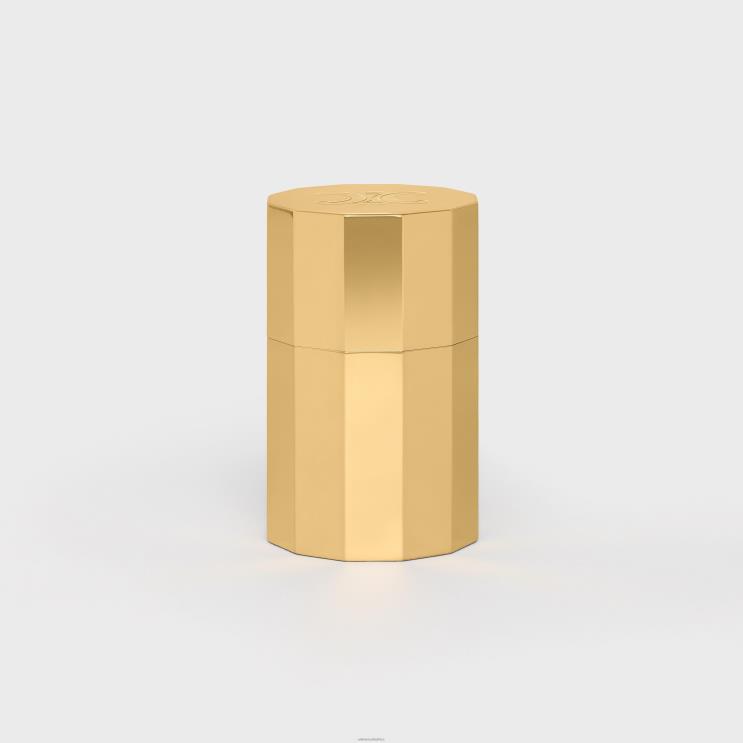 CELINE Gold Cotton Swab Pot in Aluminium R0ZNN1492
