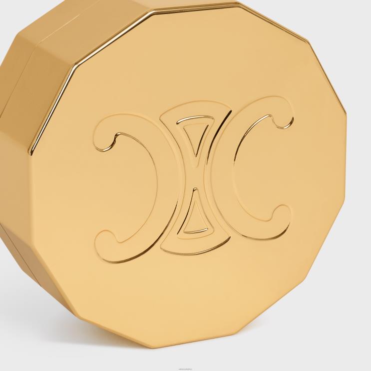 CELINE Gold Soap Case in Aluminium R0ZNN1484