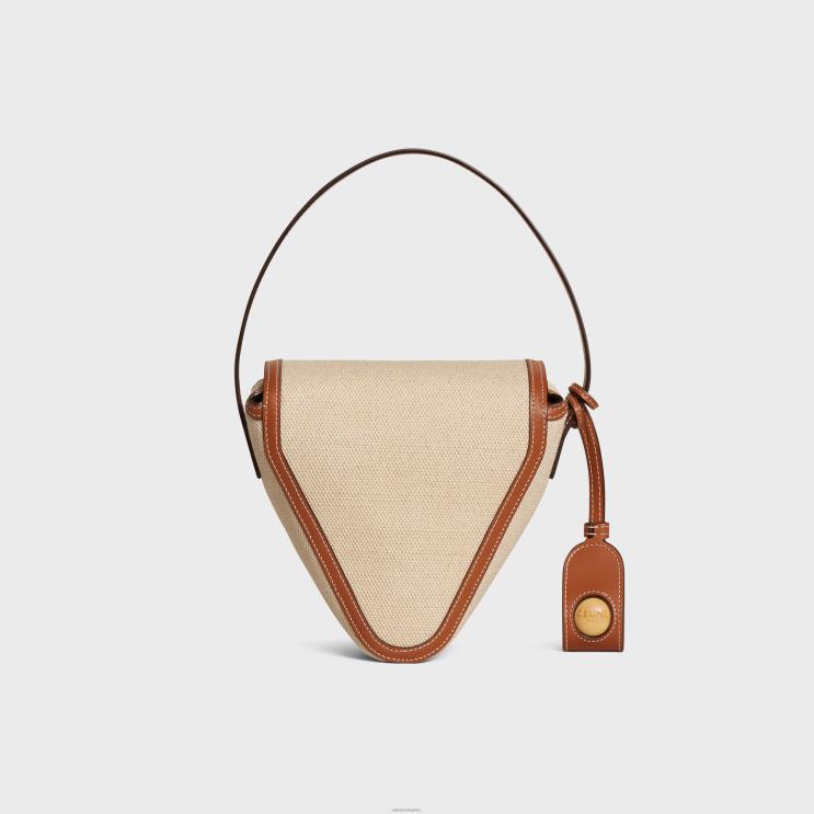 CELINE Natural/Tan Triomphe Petanque Game in Textile & Calfskin R0ZNN1681