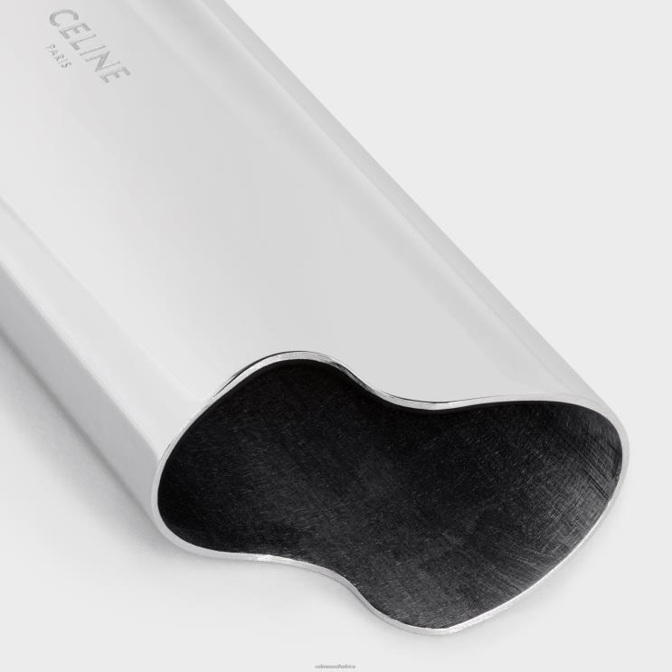 CELINE Silver Big Lighter Case in Sterling R0ZNN1547