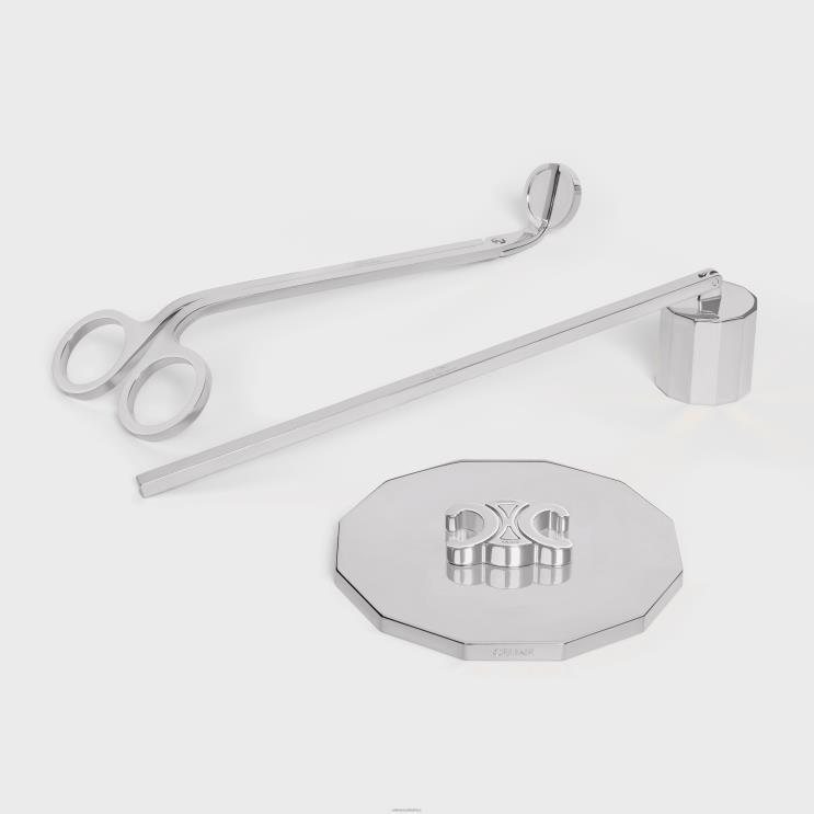 CELINE Silver Candle Accessories in Steel R0ZNN1507