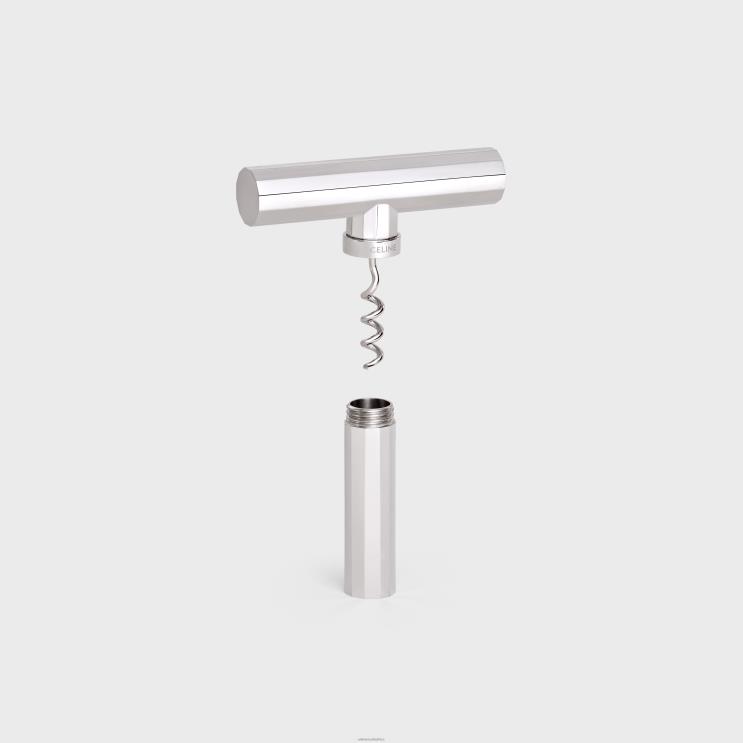 CELINE Silver Corkscrew in Steel R0ZNN1660