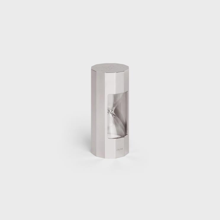 CELINE Silver Hourglass in Brass & Glass R0ZNN1678