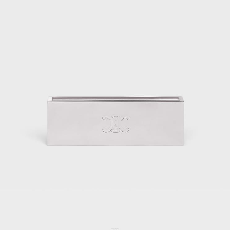 CELINE Silver Matches Box in Steel R0ZNN1513