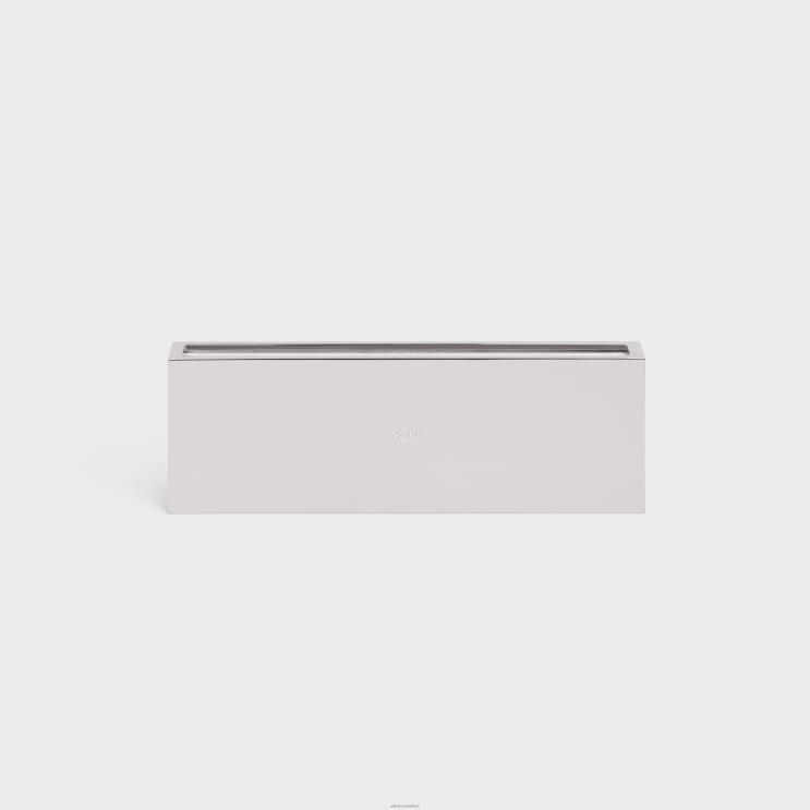 CELINE Silver Matches Box in Steel R0ZNN1513