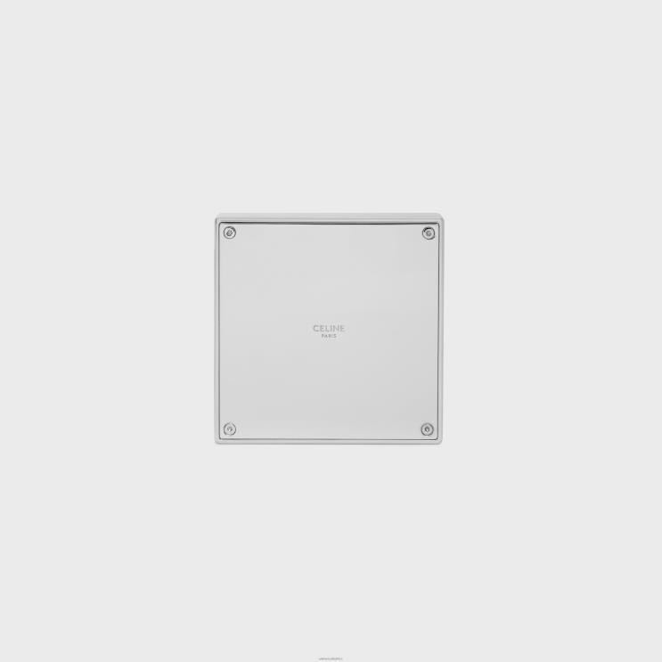 CELINE Silver Sliding Puzzle in Steel R0ZNN1680