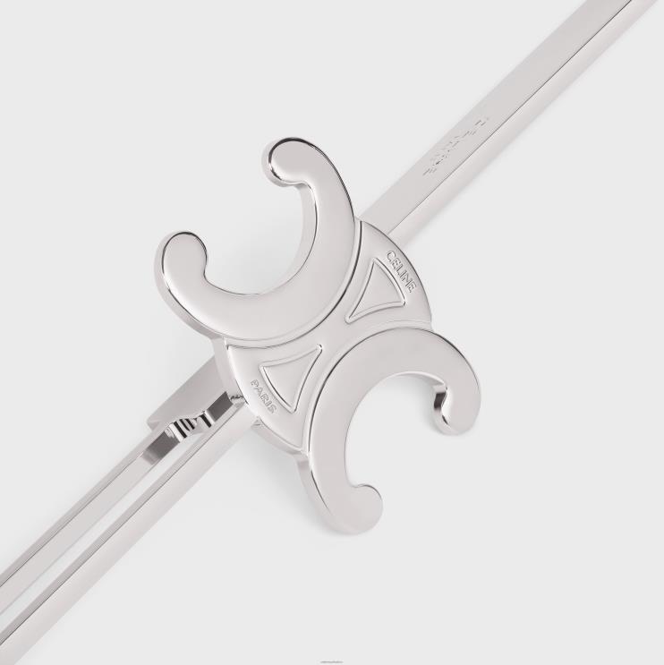 CELINE Silver Triomphe Bookmark in Brass R0ZNN1644