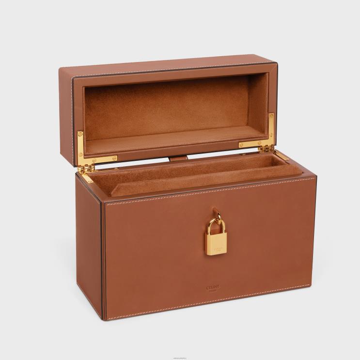 CELINE Tan Case 3 Perfumes 6.8 Fl.Oz in Natural Calfskin R0ZNN1471