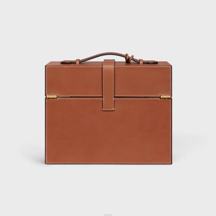 CELINE Tan Case 3 Perfumes 6.8 Fl.Oz in Natural Calfskin R0ZNN1471