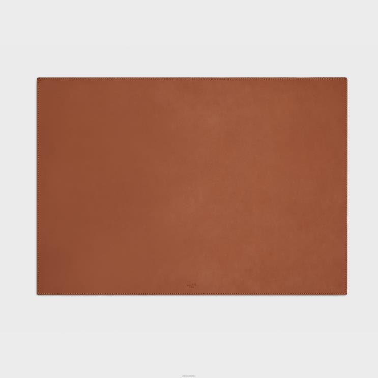 CELINE Tan Desk Pad in Natural Calfskin R0ZNN1657