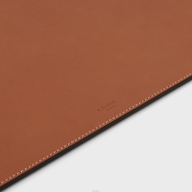 CELINE Tan Desk Pad in Natural Calfskin R0ZNN1657