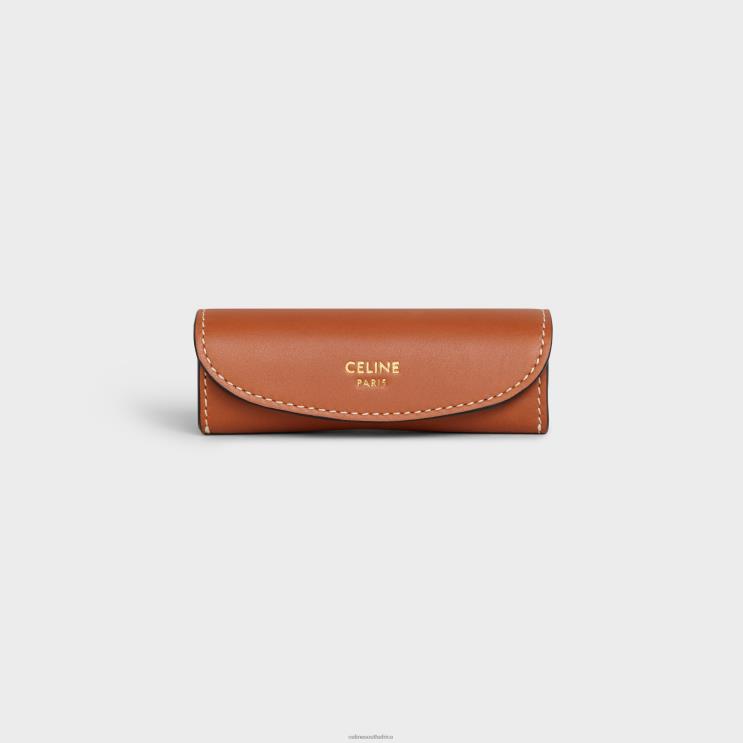 CELINE Tan Dice Case in Natural Calfskin R0ZNN1675