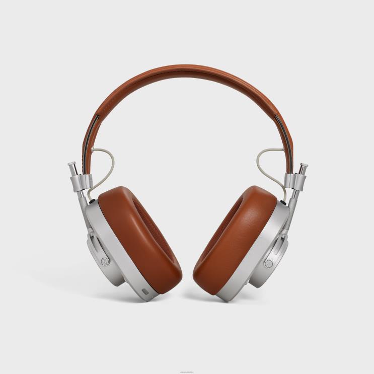 CELINE Tan Headphones in Natural Calfskin & Lambskin With Triomphe Embossed R0ZNN1666