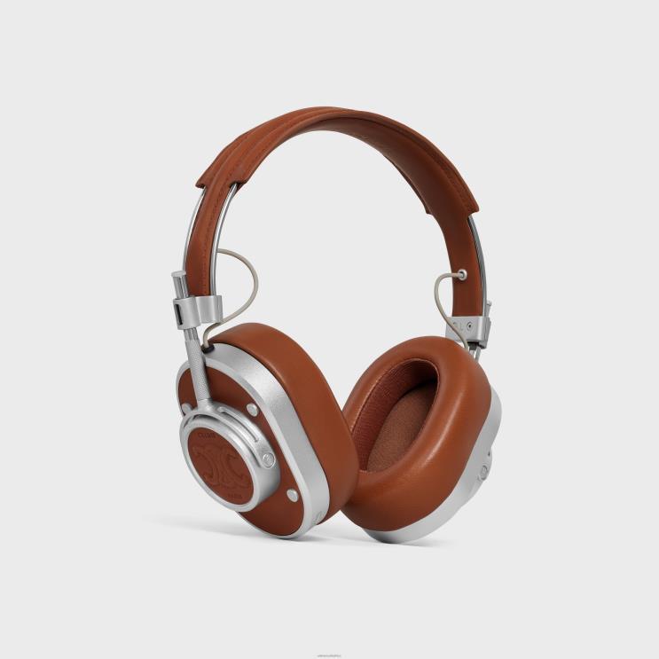 CELINE Tan Headphones in Natural Calfskin & Lambskin With Triomphe Embossed R0ZNN1666