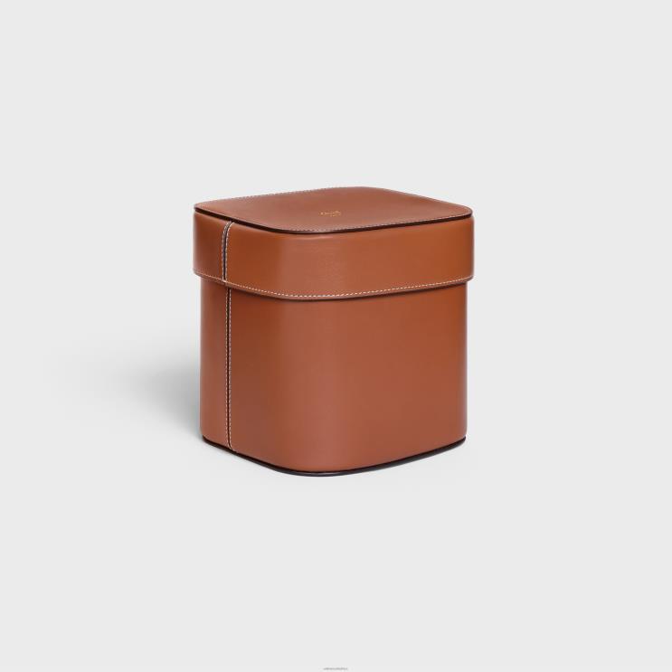 CELINE Tan Large Box in Shiny Calfskin R0ZNN1532