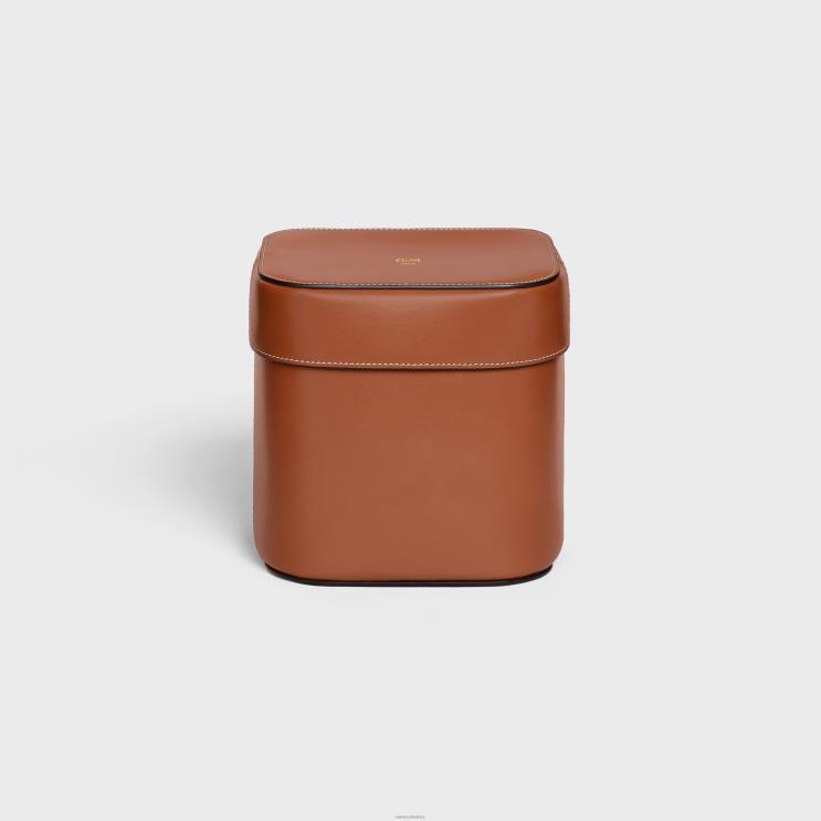 CELINE Tan Large Box in Shiny Calfskin R0ZNN1532