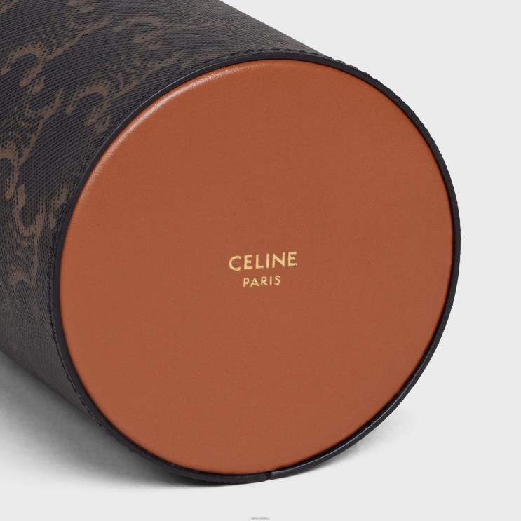 CELINE Tan Pencil Holder in Triomphe Canvas R0ZNN1648