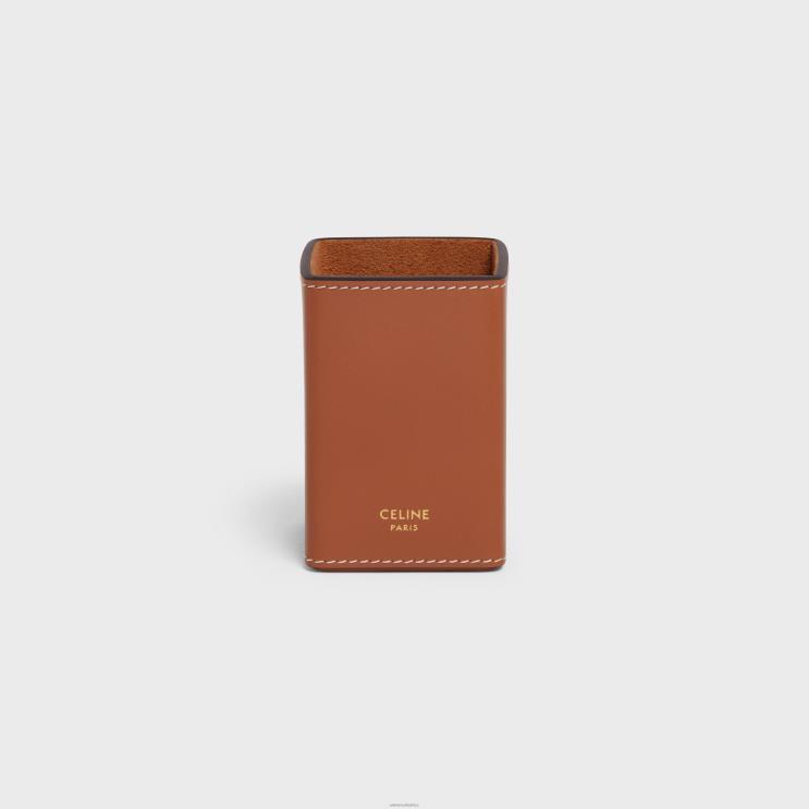 CELINE Tan Perfume Holder 3.4 Fl.Oz in Calfksin R0ZNN1461