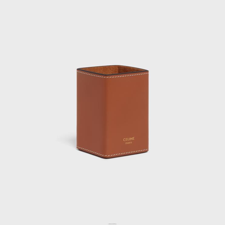 CELINE Tan Perfume Holder 3.4 Fl.Oz in Calfksin R0ZNN1461