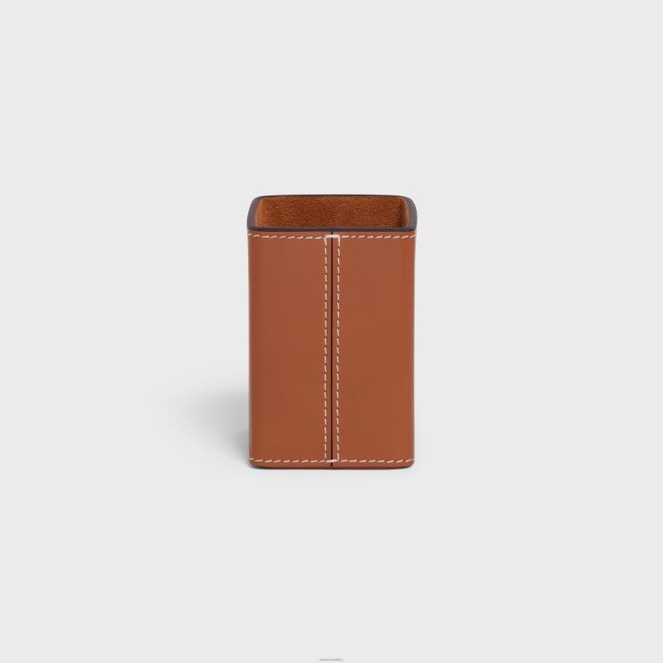 CELINE Tan Perfume Holder 3.4 Fl.Oz in Calfksin R0ZNN1461