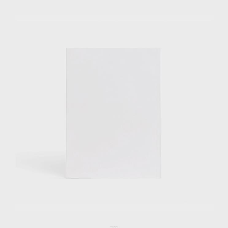 CELINE White Medium Notebook in Paper R0ZNN1643