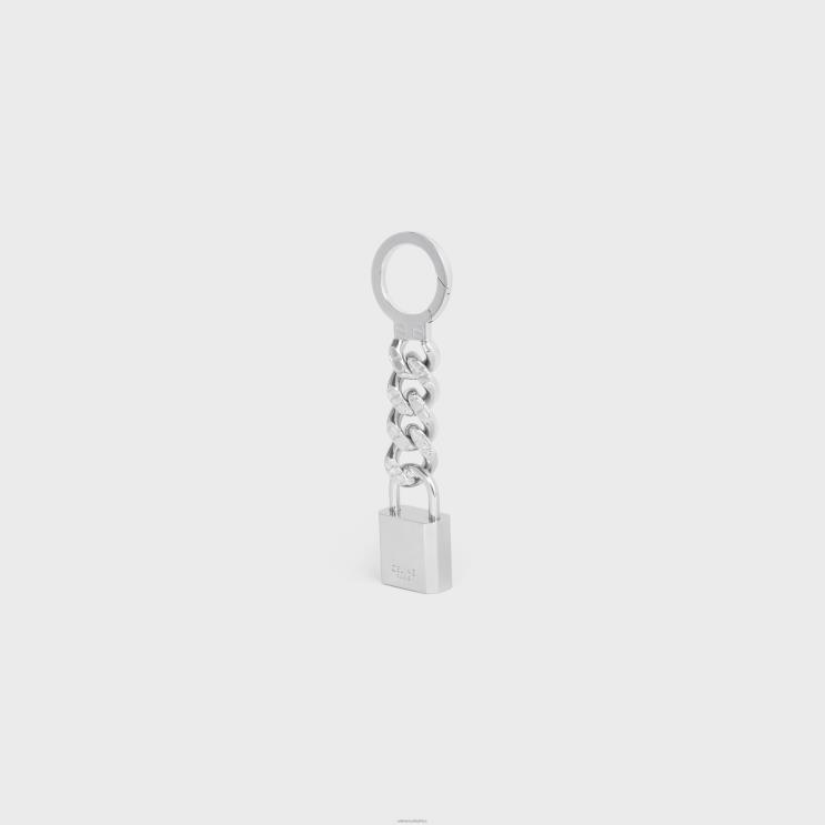 CELINE Silver Lock Charm in Brass R0ZNN2171