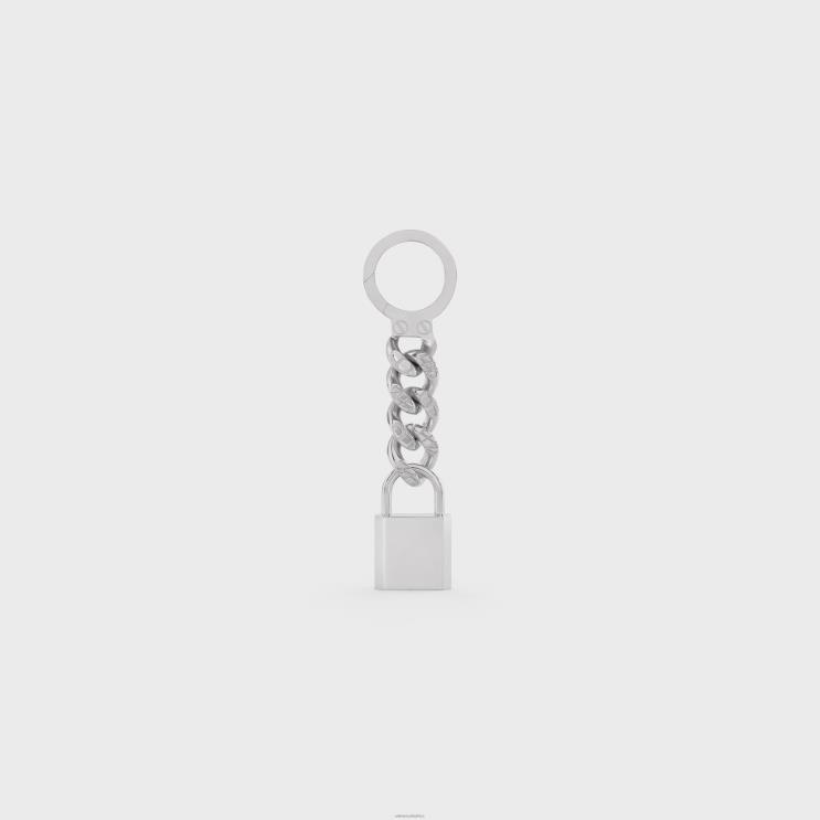 CELINE Silver Lock Charm in Brass R0ZNN2171