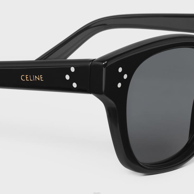CELINE Black Frame 42 Sunglasses in Acetate R0ZNN2223